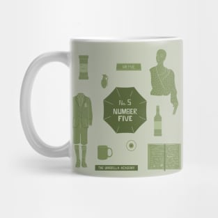 no.5 number five Mug